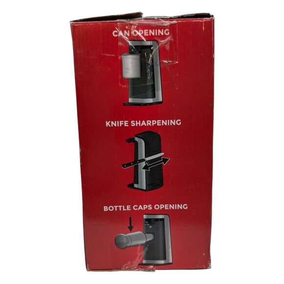 Pohl Schmitt Electric Can Opener CO111 Knife Sharpener Bottle Opener Black - Picture 13 of 15